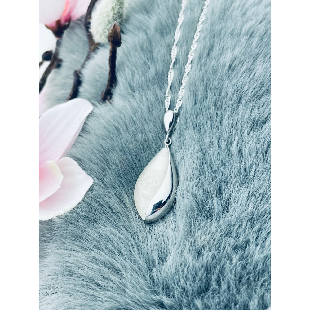 925 Silber Damen Medaillon Anhänger achat stein