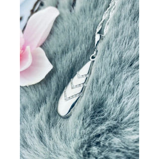 925 Silber Damen Medaillon Anhänger mit Zirkonia