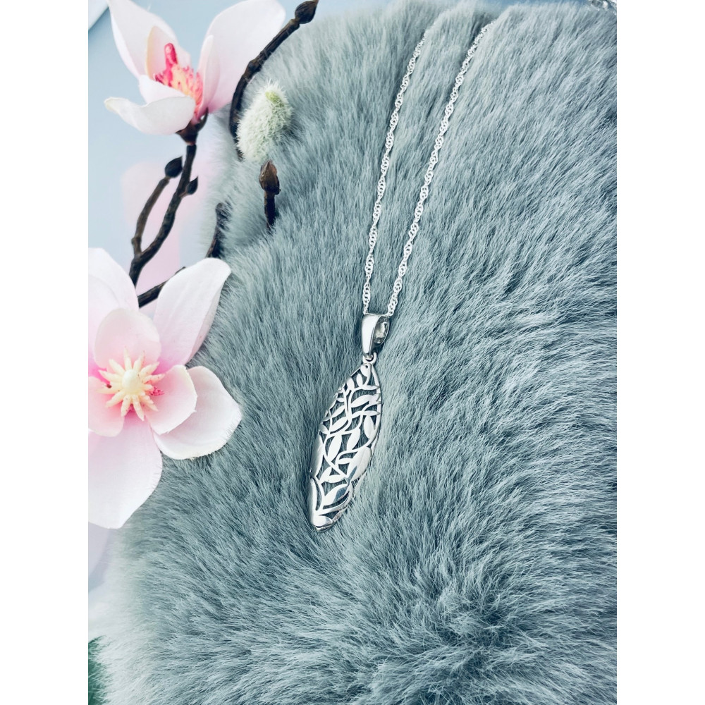 925 Silber Damen Medaillon Anhänger Vintage