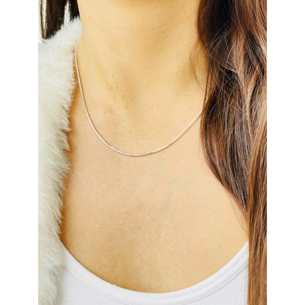 925 Silber Schlangenkette Halskette Collier