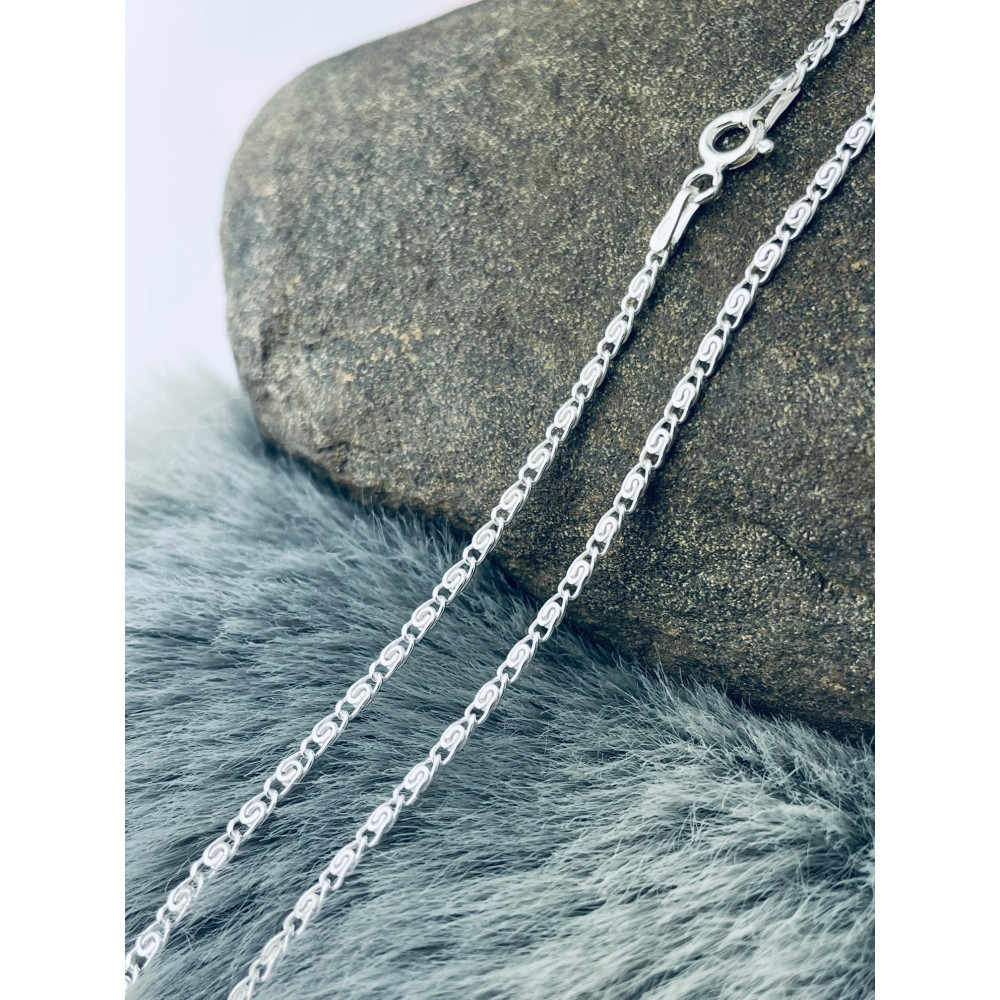 925 Silber Schneckenkette Halskette Collier