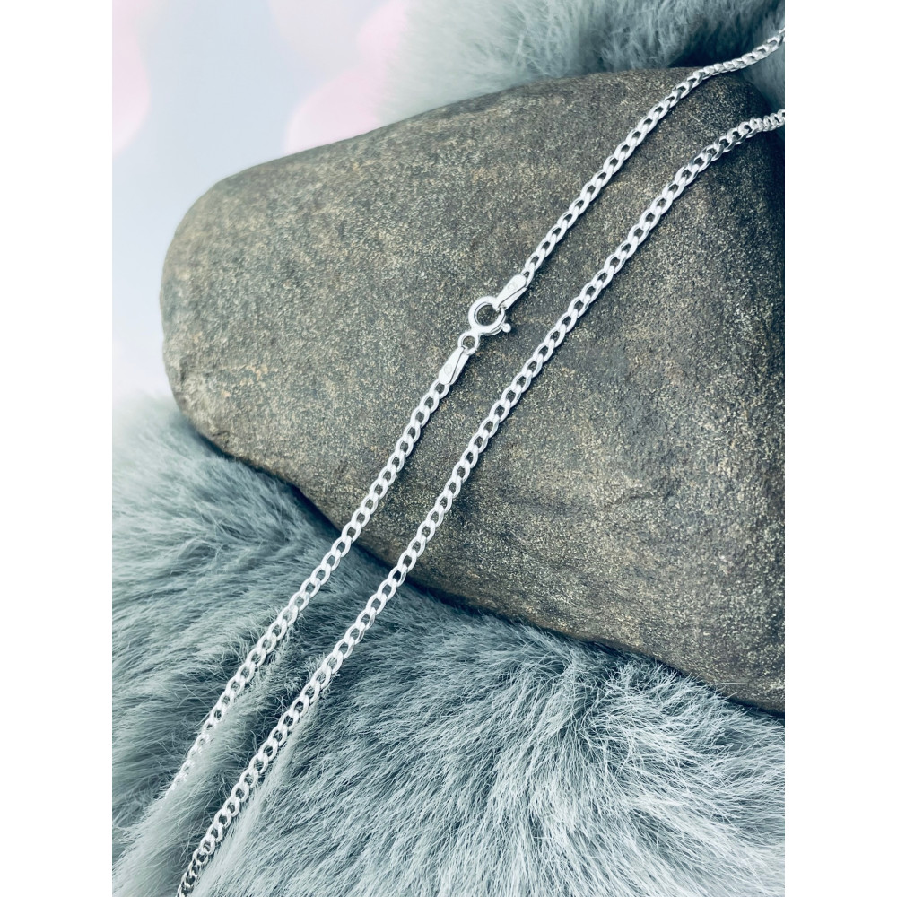 925 Silber Halskette Panzerkette