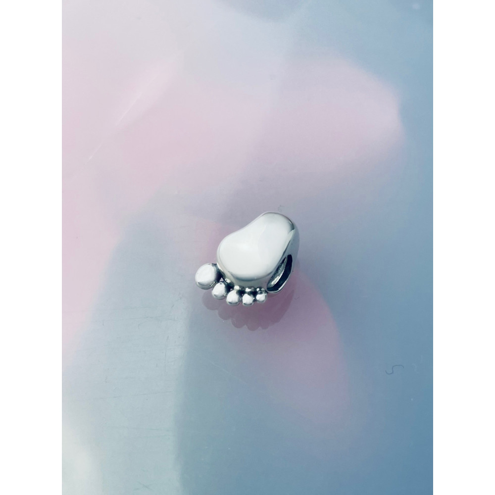 Fuß 925 Silber Damen Anhänger Charms