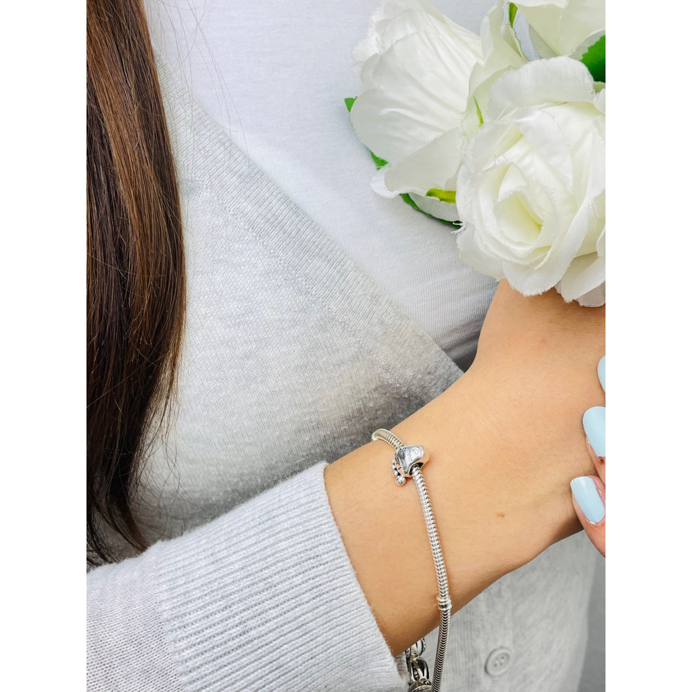 Fuß 925 Silber Damen Anhänger Charms