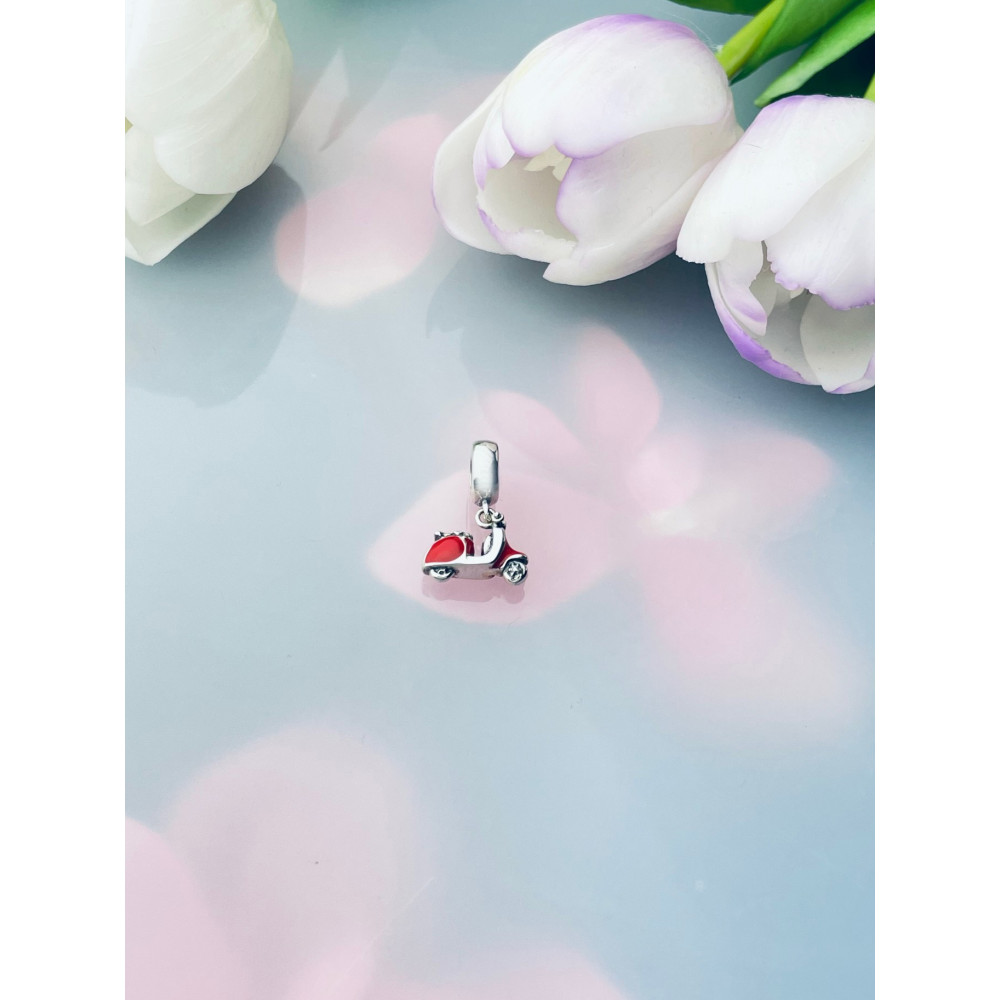 Roller 925 Silber Damen Kinder Anhänger Charms