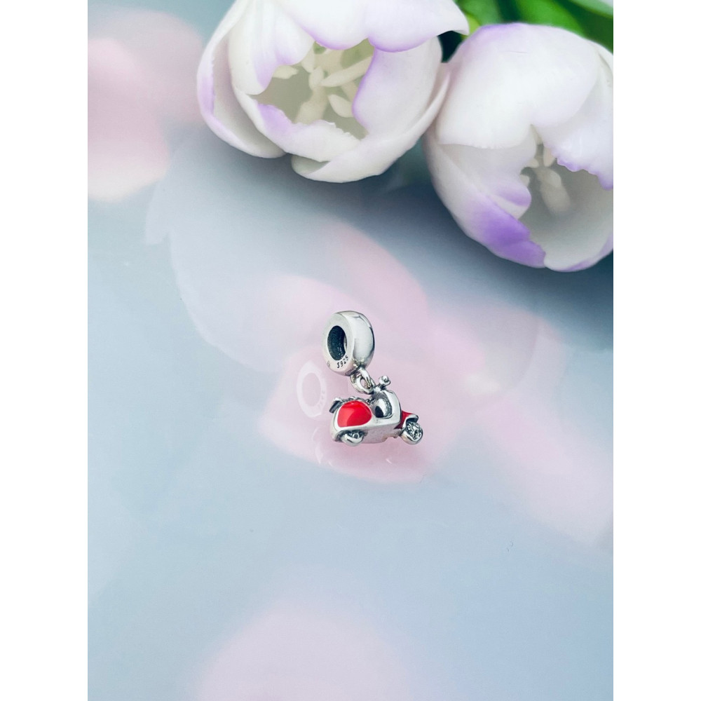 Roller 925 Silber Damen Kinder Anhänger Charms