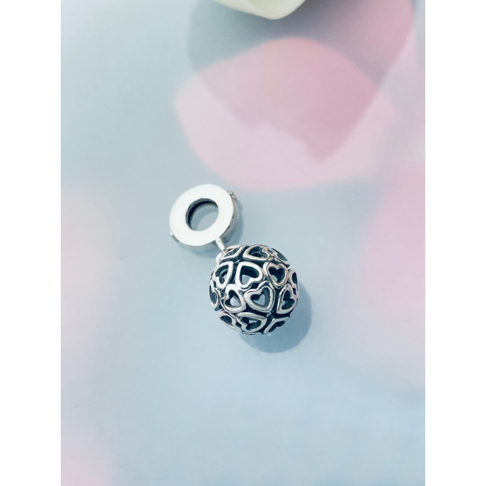 Herz 925 Silber Damen Kinder Anhänger Charms Vintage