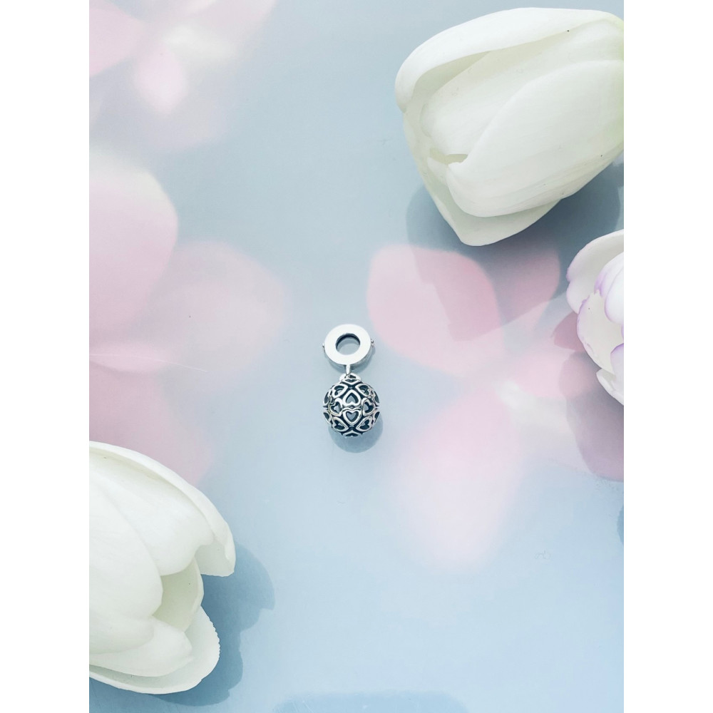 Herz 925 Silber Damen Kinder Anhänger Charms Vintage