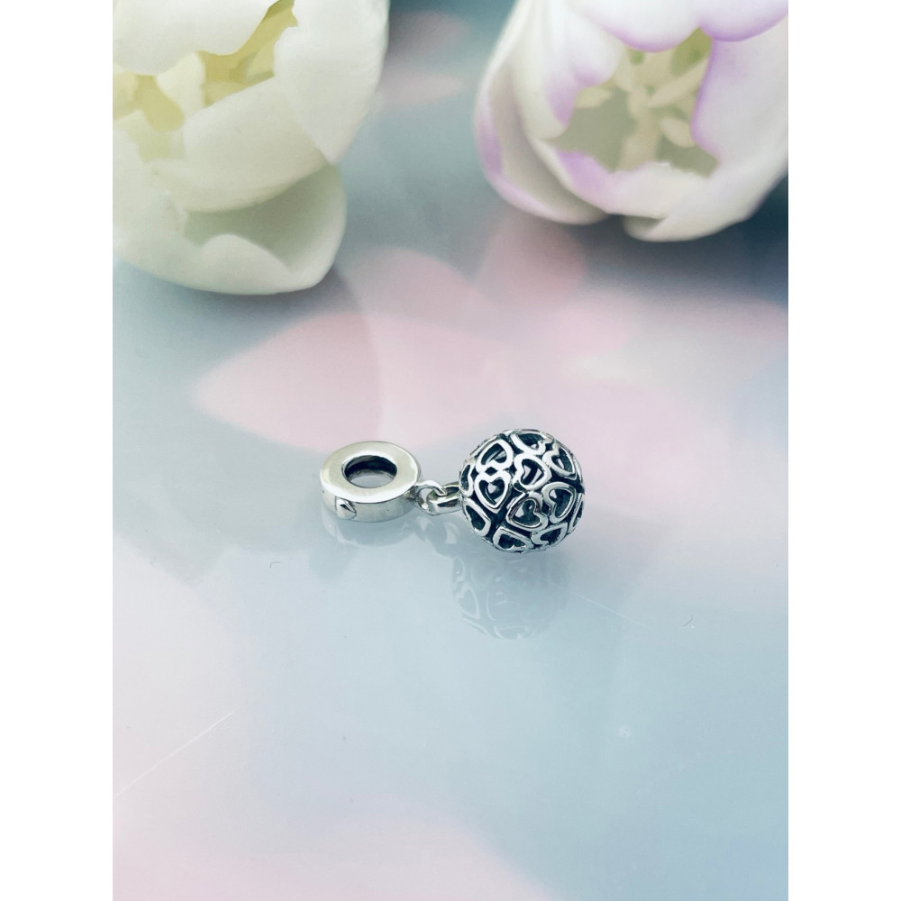 Herz 925 Silber Damen Kinder Anhänger Charms Vintage