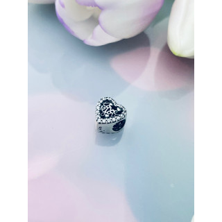 Herz 925 Silber Damen Kinder Anhänger Charms Vintage