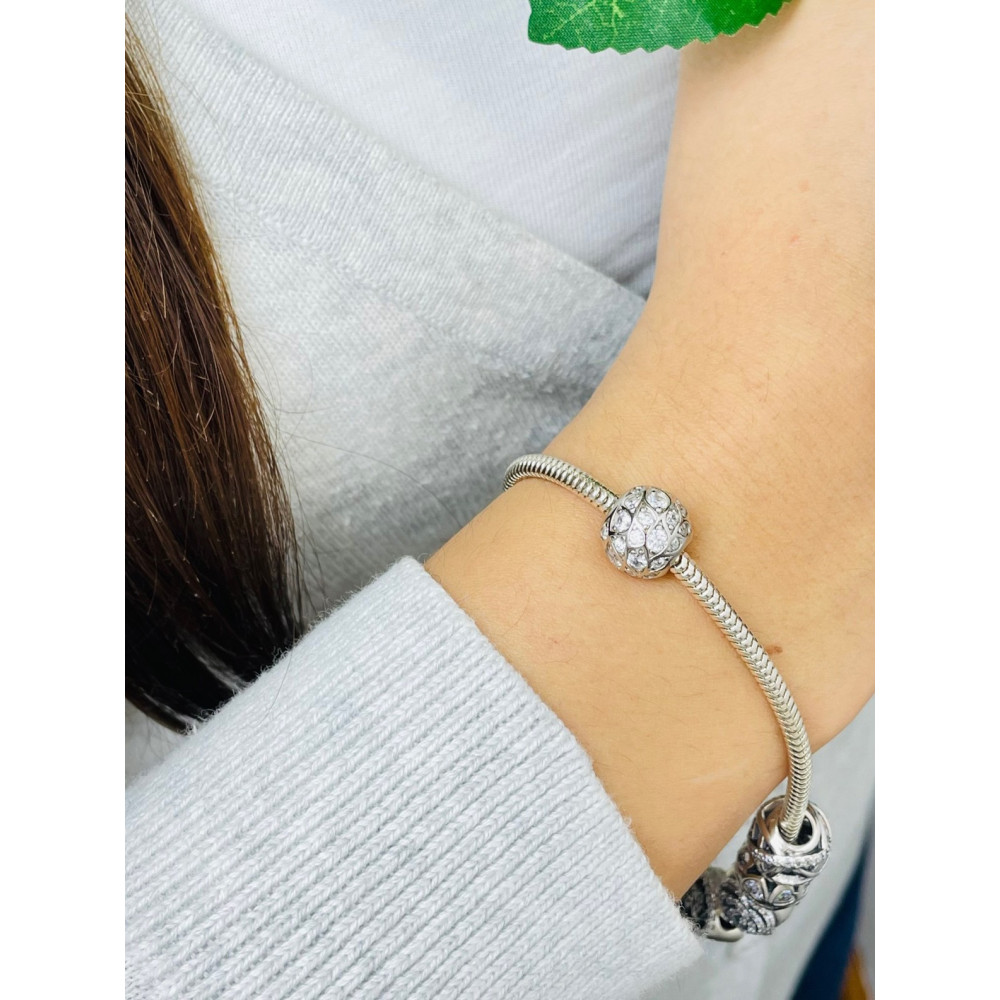 925 Silber Damen Kinder Anhänger Charms mit Zirkonia