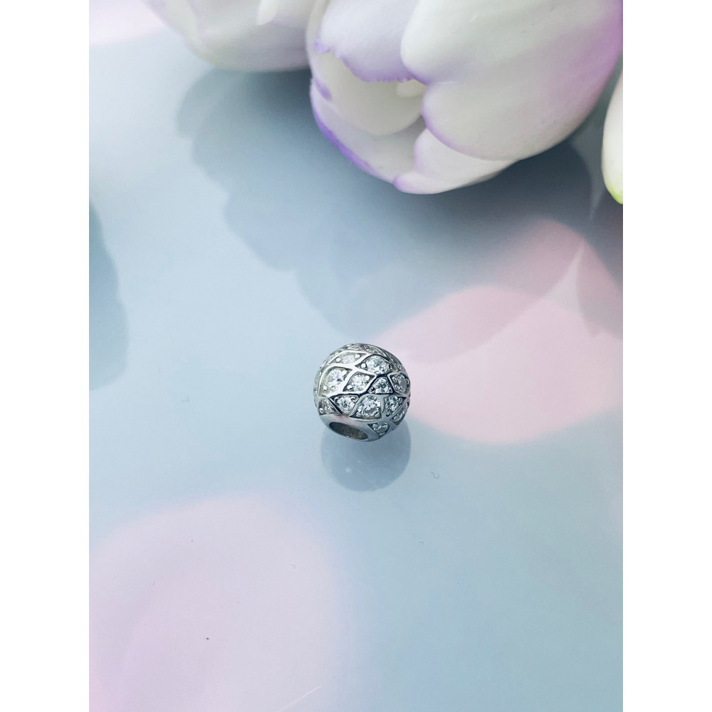 925 Silber Damen Kinder Anhänger Charms mit Zirkonia