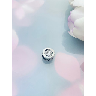 Herz 925 Silber Damen Kinder Anhänger Charms mit Zirkonia