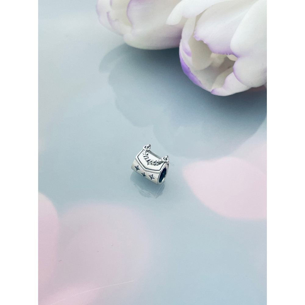 Damentasche 925 Silber Damen Kinder Anhänger Charms mit Zirkonia