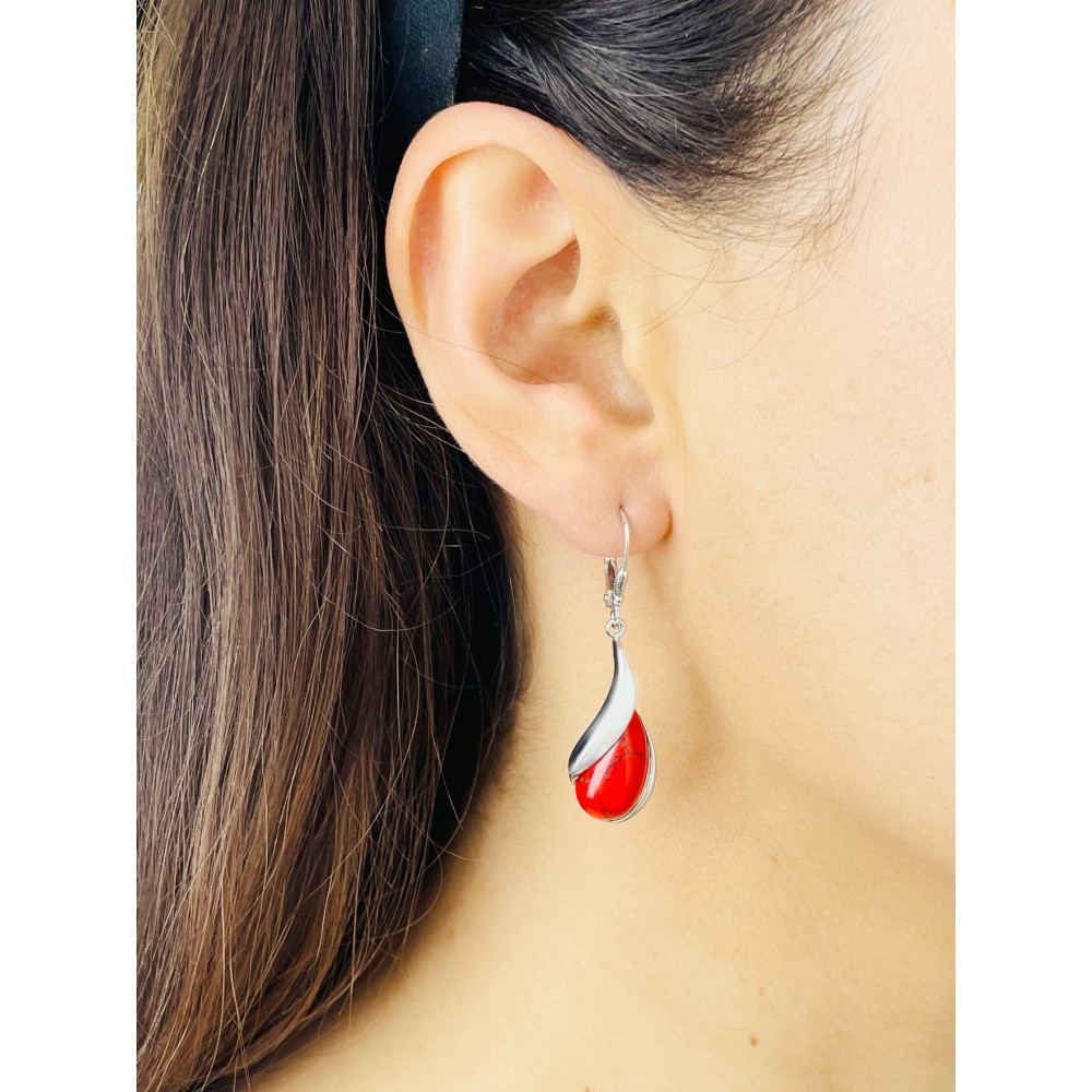 copy of Złote kolczyki przecinki z cyrkoniami