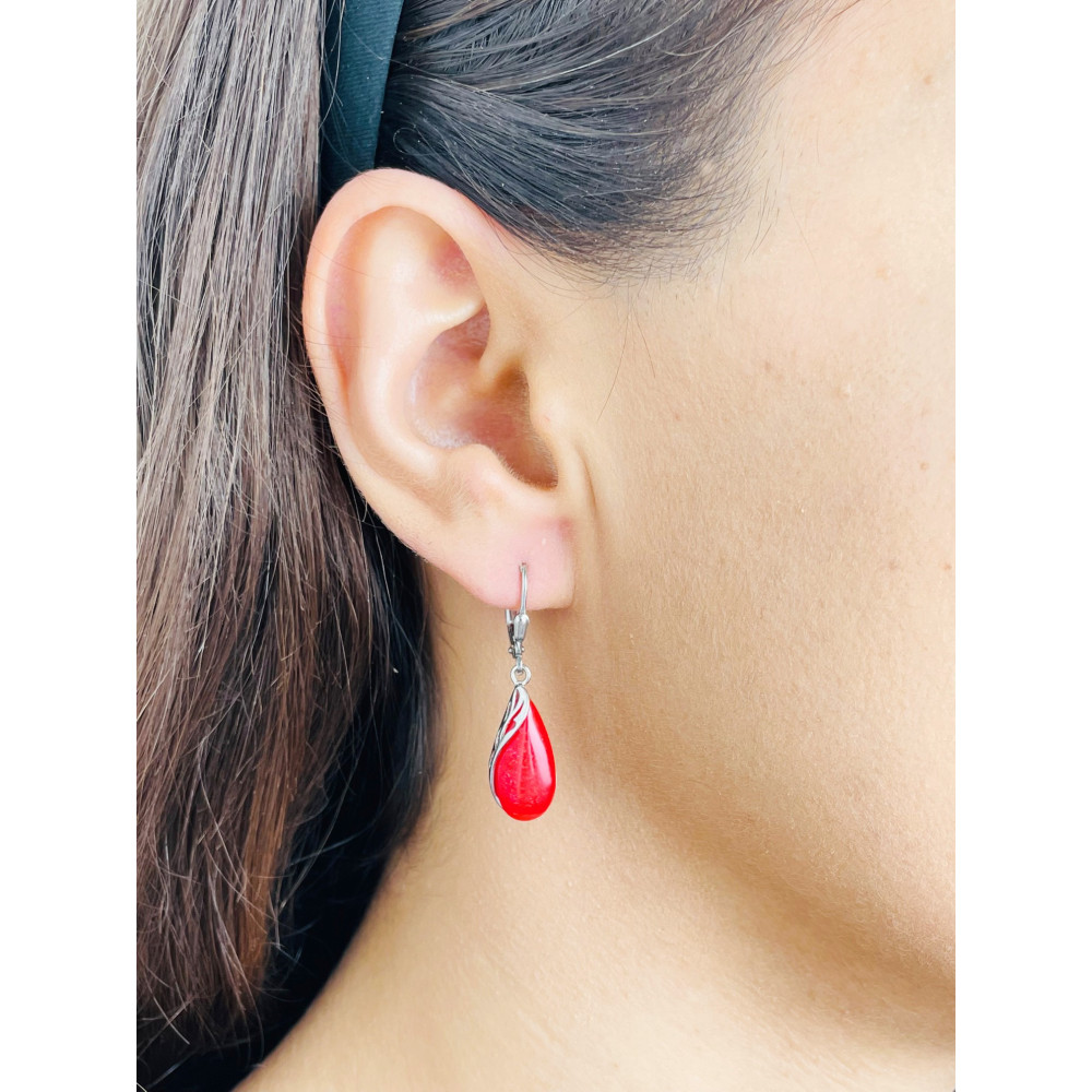 copy of Złote kolczyki przecinki z cyrkoniami