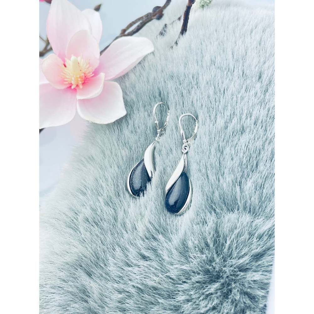 copy of Złote kolczyki przecinki z cyrkoniami