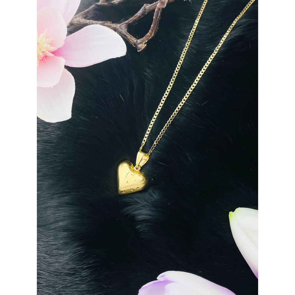 copy of Złoty wisiorek zawieszka rozeta ażurowa