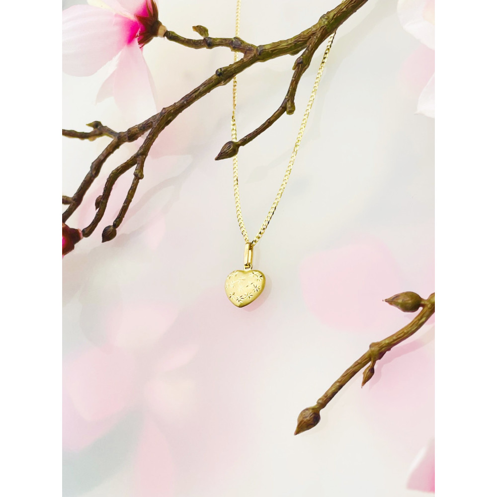 copy of Złoty wisiorek zawieszka rozeta ażurowa