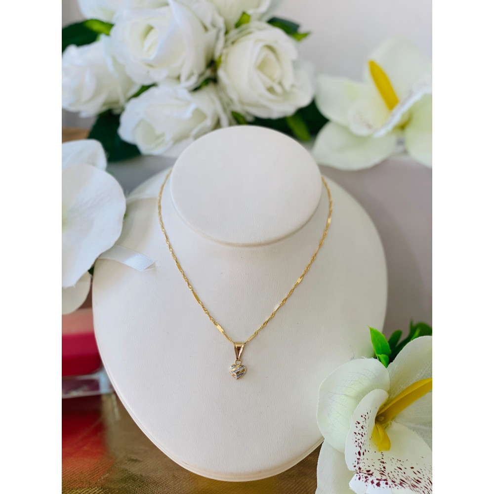 copy of Złoty wisiorek zawieszka rozeta ażurowa