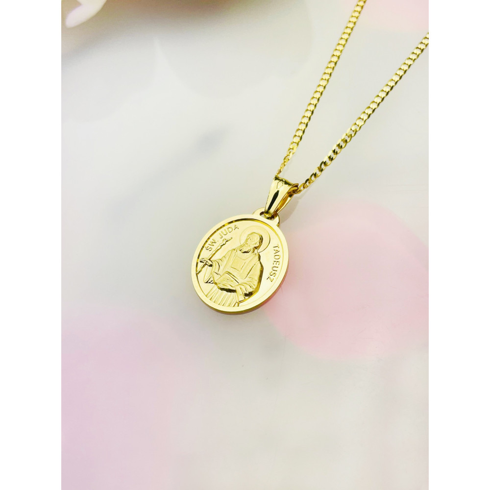 Anhänger Goldanhänger Heiliger Judas Christlich Amulett Religiös
