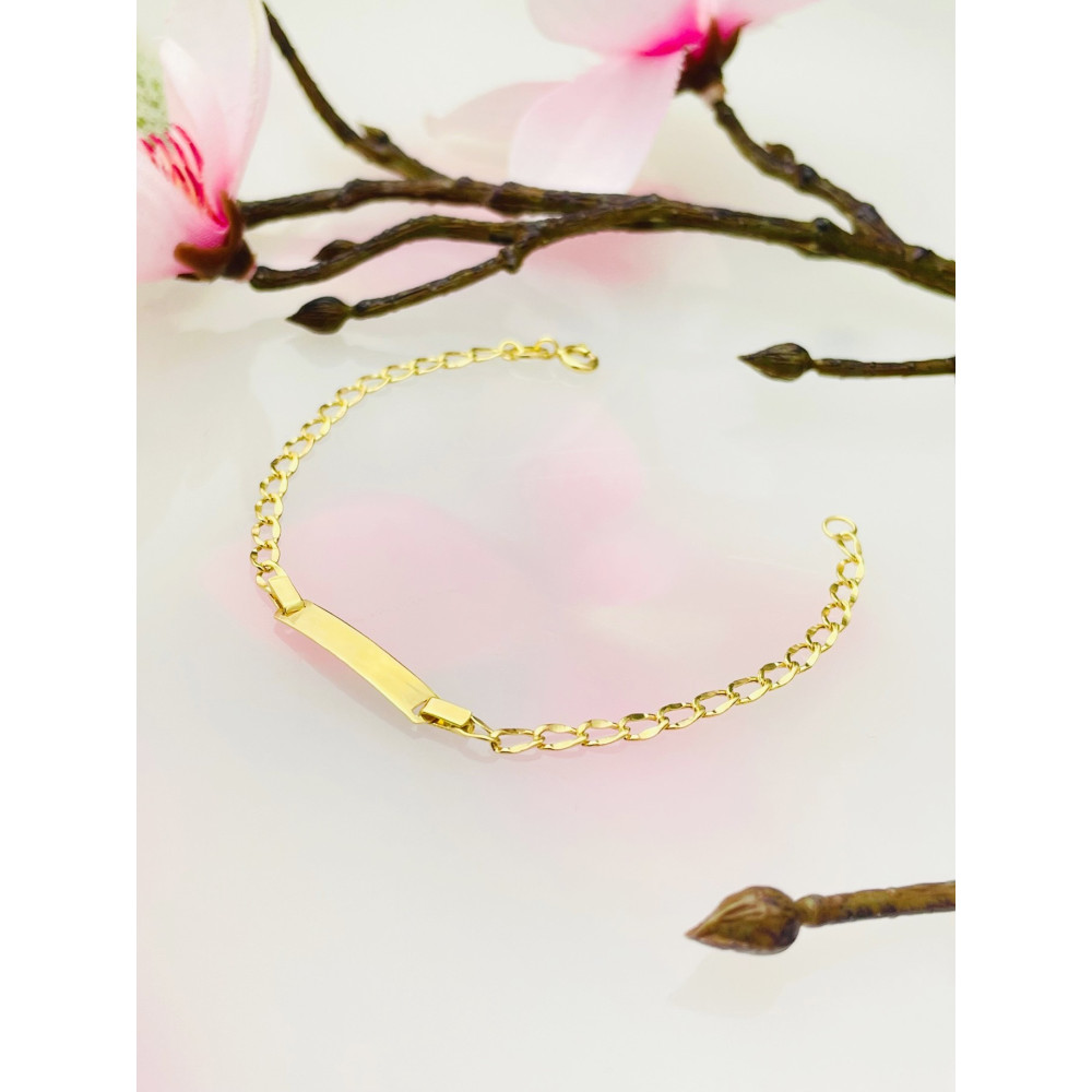 copy of Złota bransoletka z zawieszkami serce