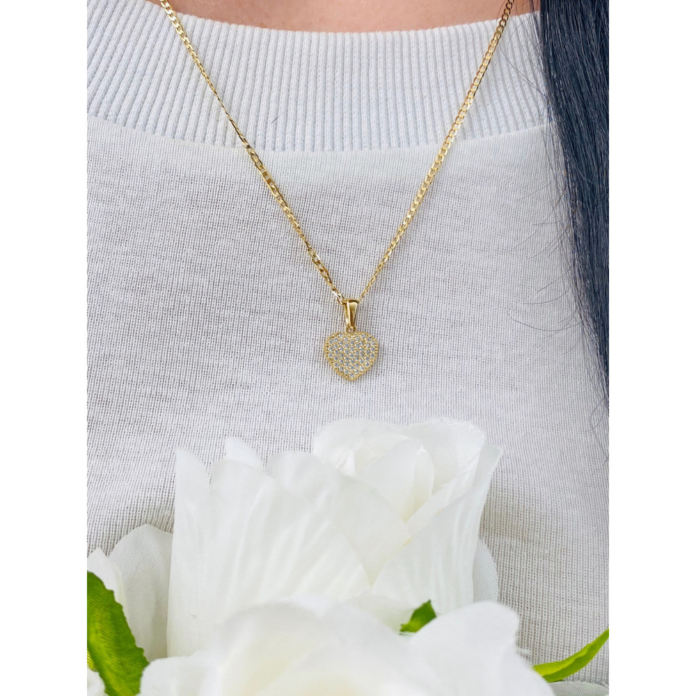 Anhänger Kettenanhänger Gold Goldanhänger Herz 585er 14KT