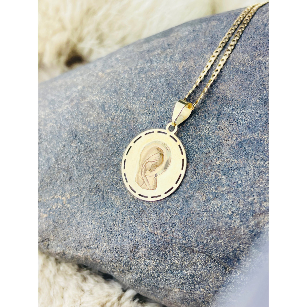 Anhänger Madonna Maria Gelbgold