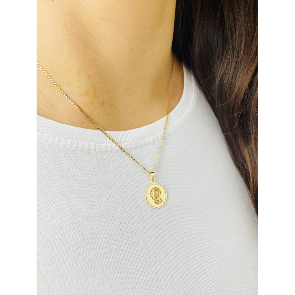 Anhänger Madonna Maria Gelbgold