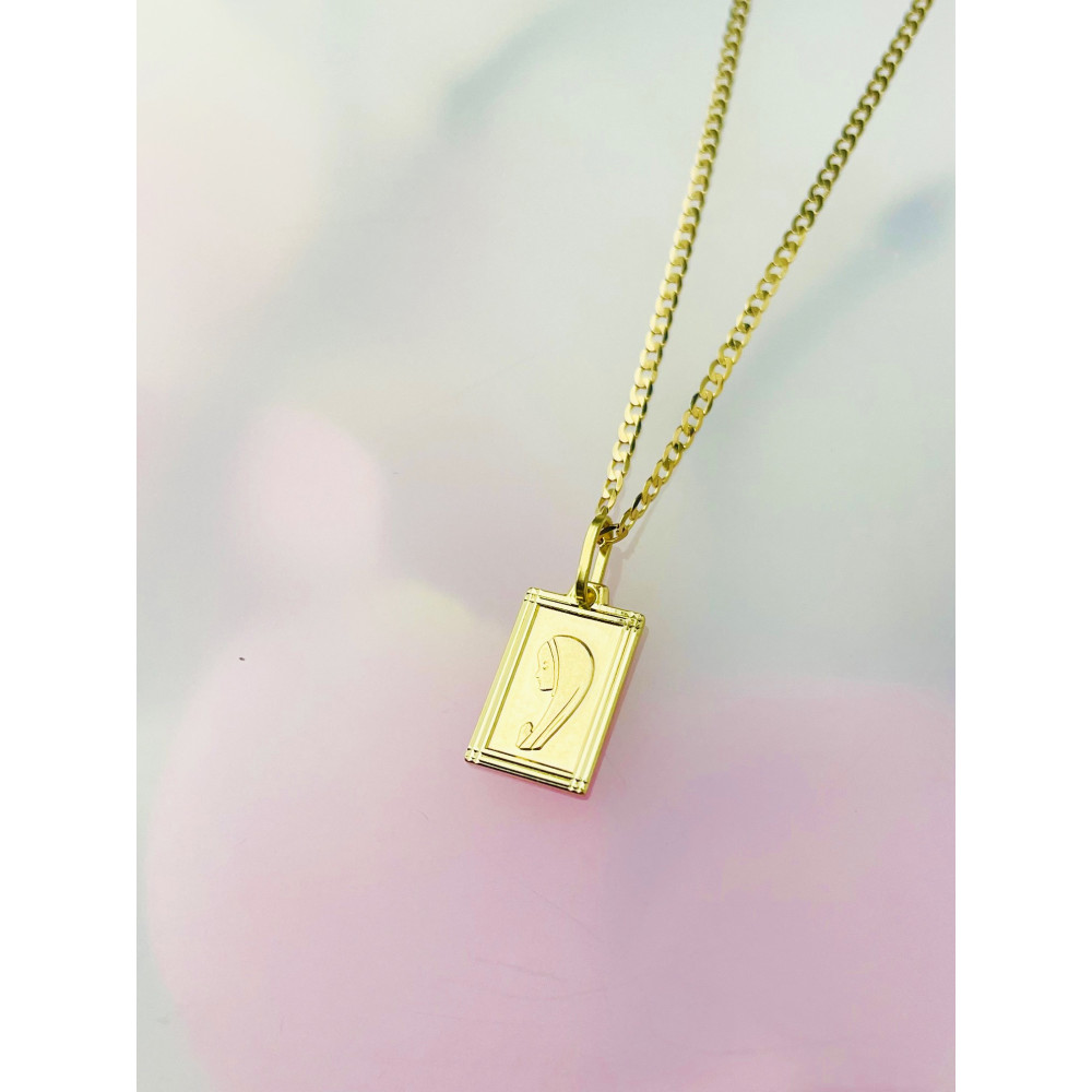 Anhänger Madonna Maria Gelbgold