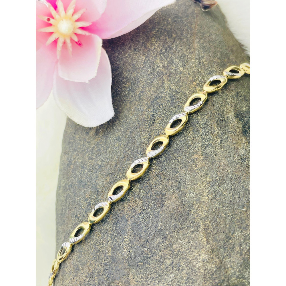 Damen Goldarmband Armband Armkette Gelbgold 375er