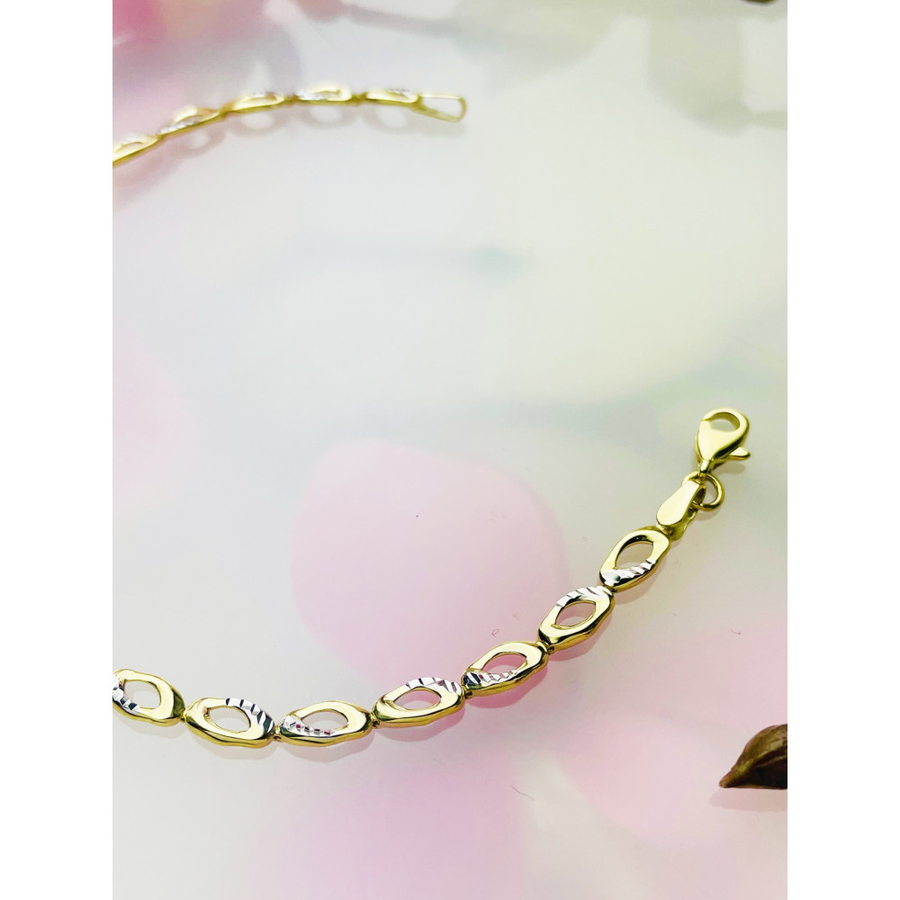 Damen Goldarmband Armband Armkette Gelbgold 375er