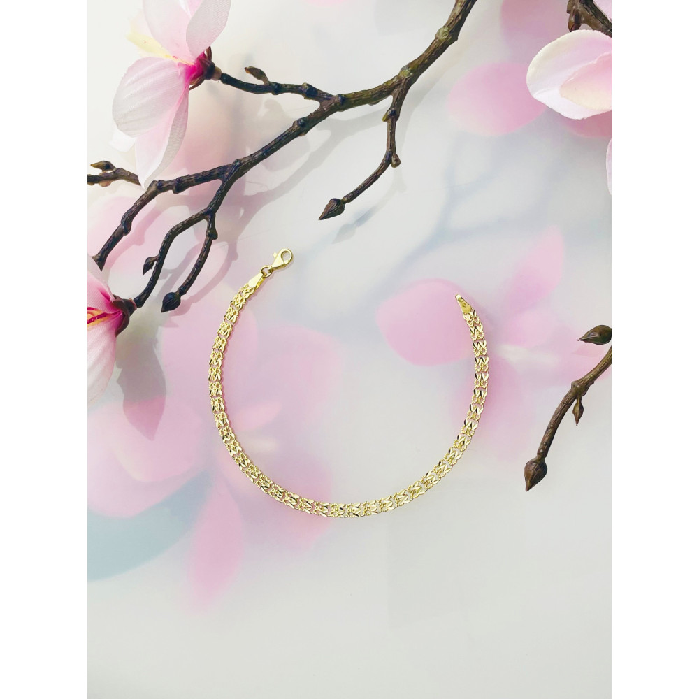 Damen Goldarmband Armband Armkette Gelbgold 14KT 585er