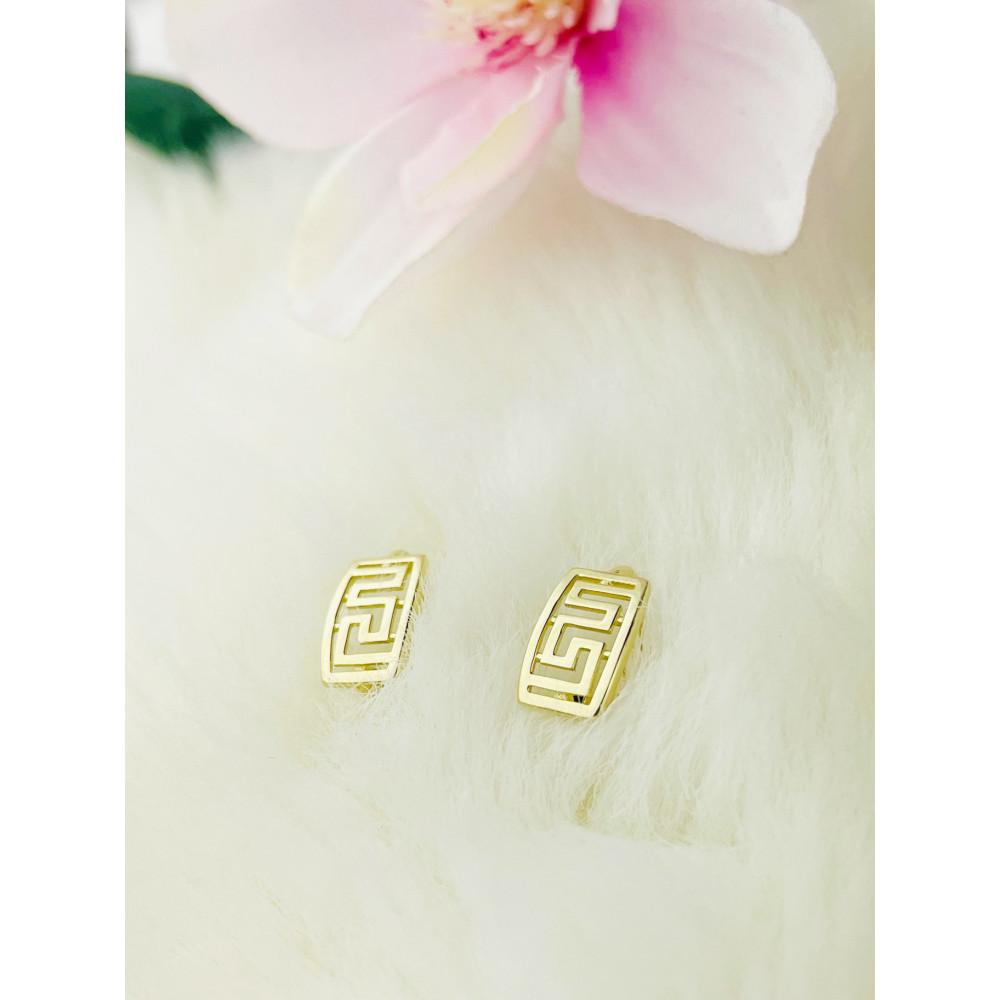 copy of Złote kolczyki wiszące patyczki