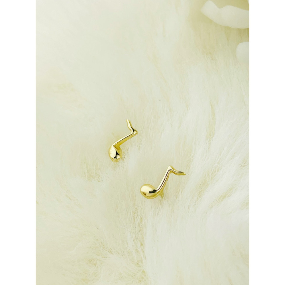 Gold Ohrringe Ohrhänger Ohrstecker Ohrschmuck Paar Gelbgold  Note