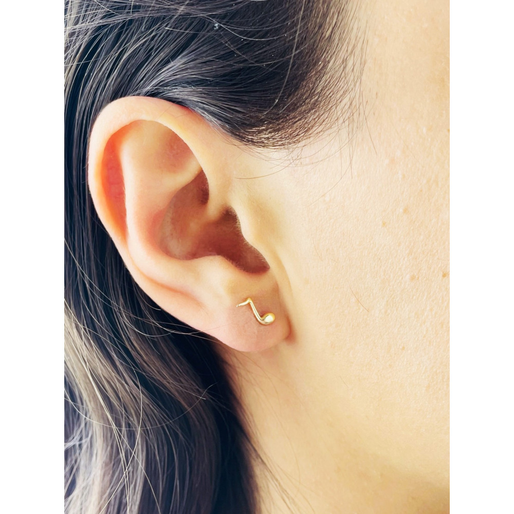 Gold Ohrringe Ohrhänger Ohrstecker Ohrschmuck Paar Gelbgold  Note