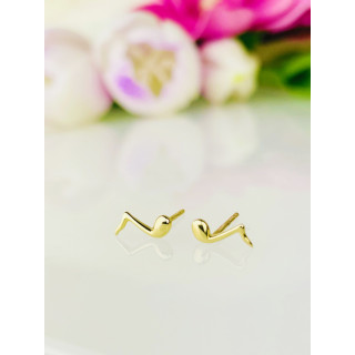 Gold Ohrringe Ohrhänger Ohrstecker Ohrschmuck Paar Gelbgold  Note