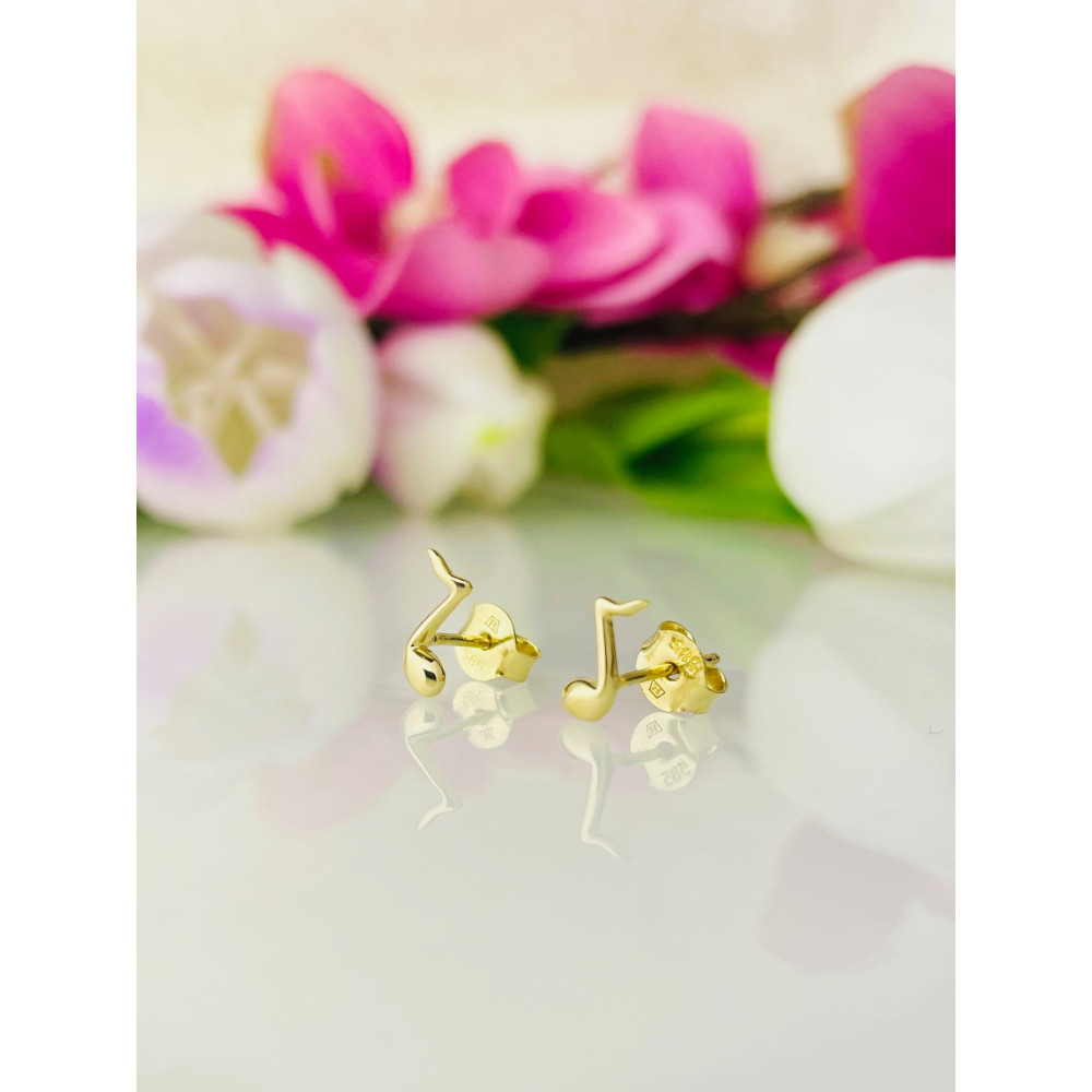 Gold Ohrringe Ohrhänger Ohrstecker Ohrschmuck Paar Gelbgold  Note