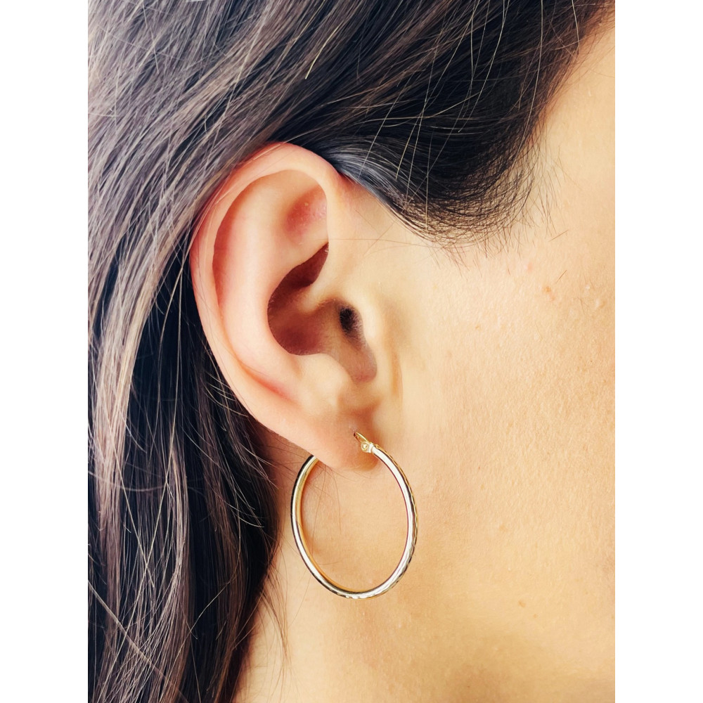 copy of Złote kolczyki wiszące patyczki