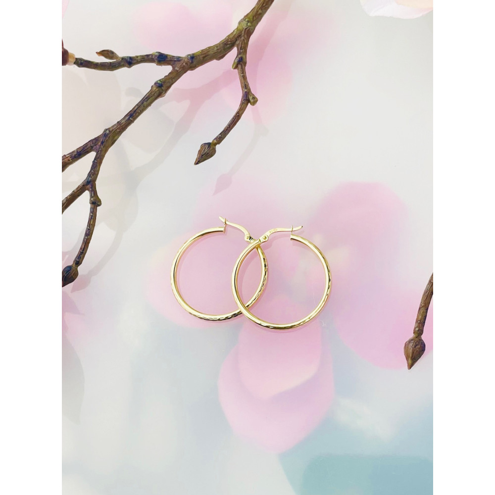 copy of Złote kolczyki wiszące patyczki