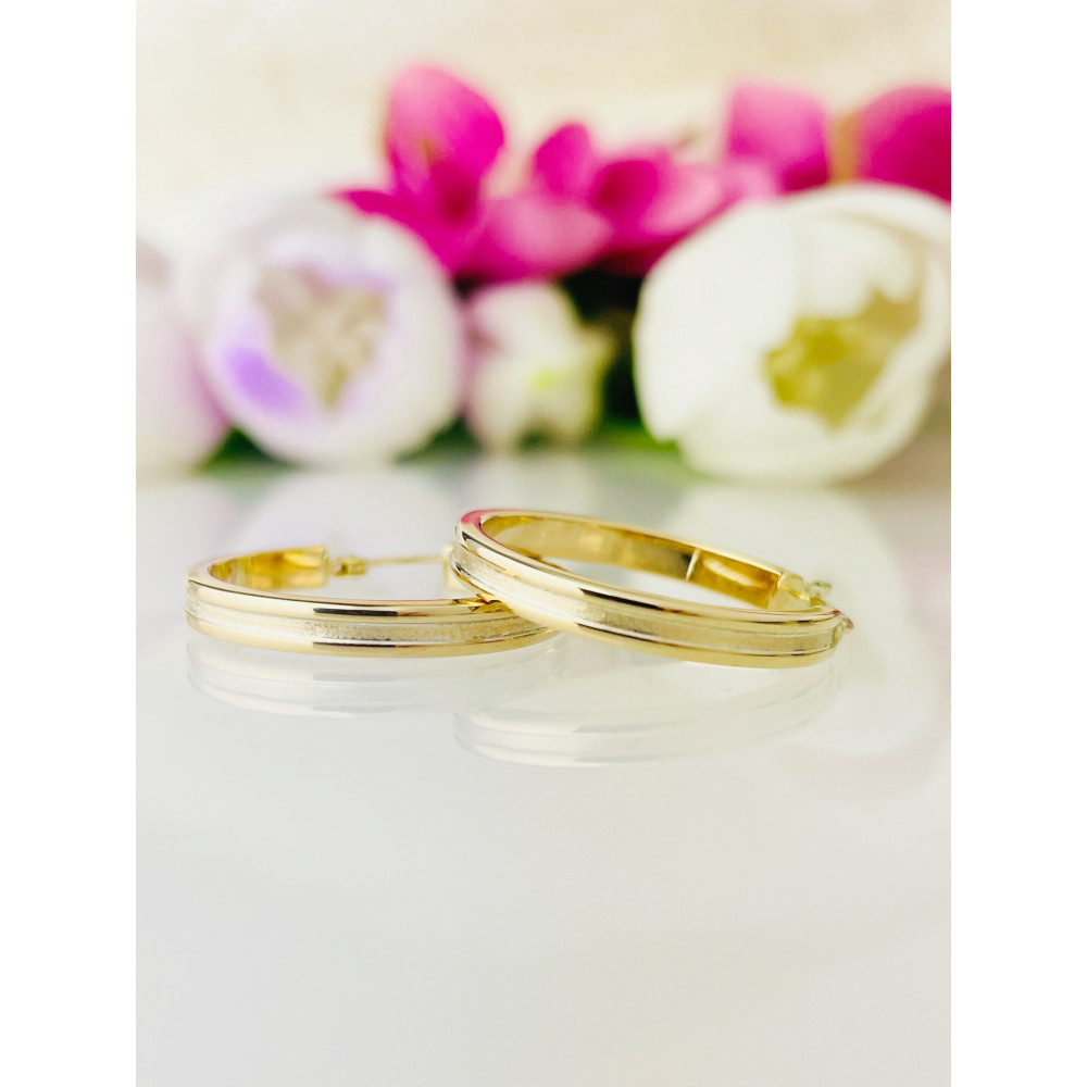 copy of Złote kolczyki wiszące patyczki