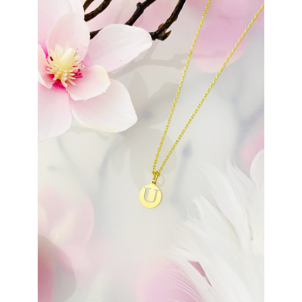 copy of Złoty wisiorek zawieszka rozeta ażurowa