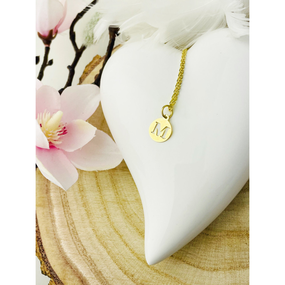 copy of Złoty wisiorek zawieszka rozeta ażurowa