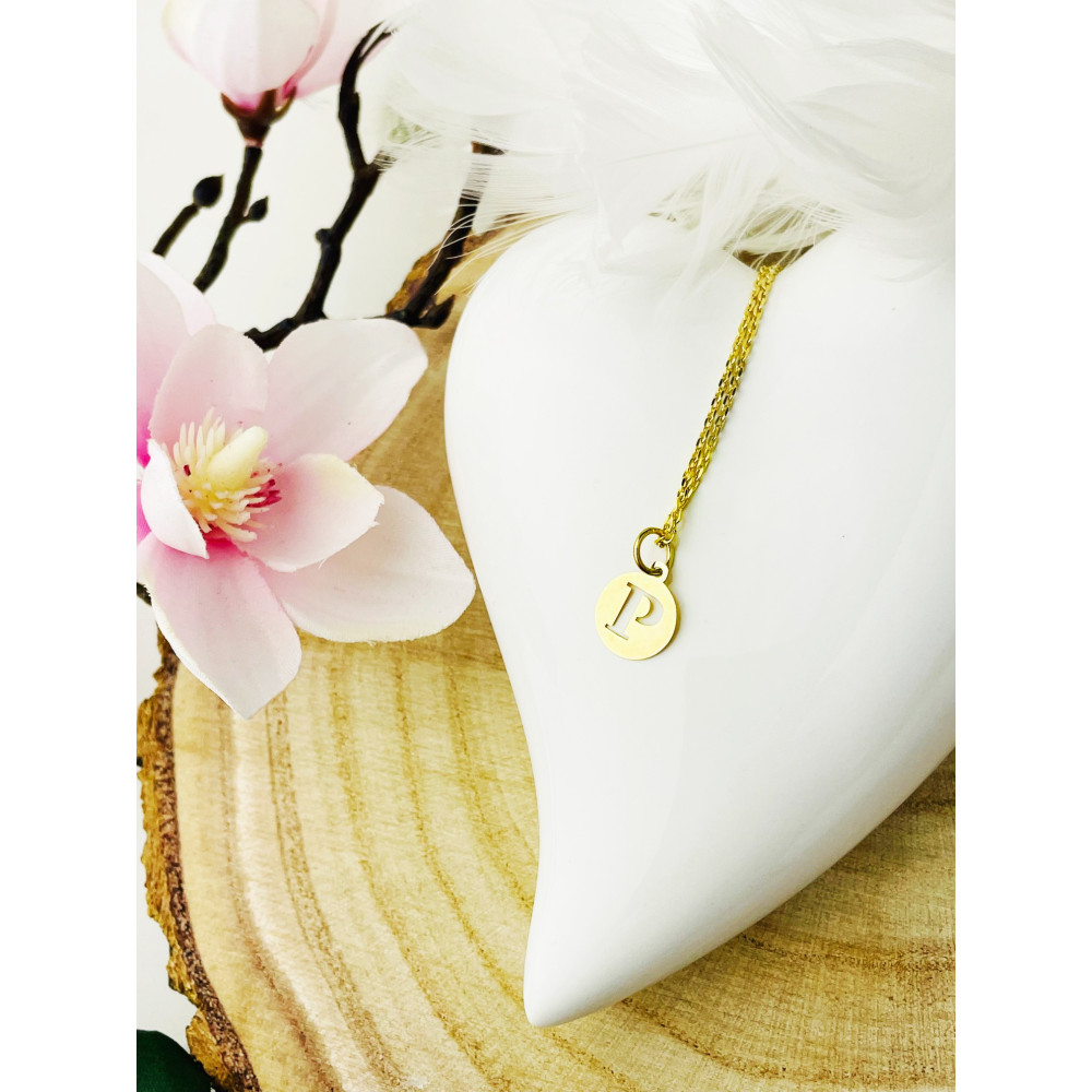 copy of Złoty wisiorek zawieszka rozeta ażurowa