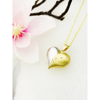 Anhänger Herz Kettenanhänger Gelbgold Goldanhänger 585er 14KT