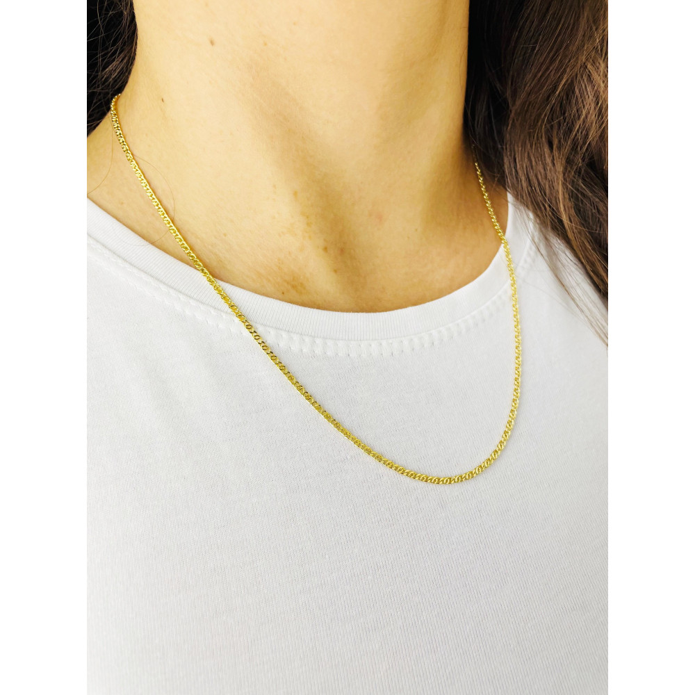 Goldkette Halskette Nonnakette Armkette Doppelpanzerkette Collier Gelbgold