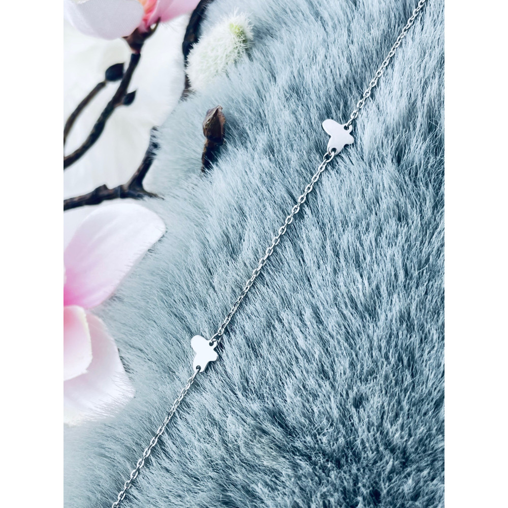 Schmetterling 925 Silber Bein Armband