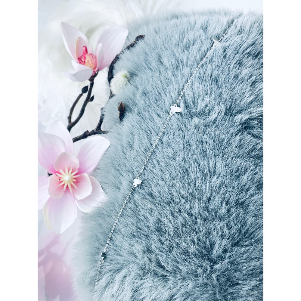 Schmetterling 925 Silber Bein Armband