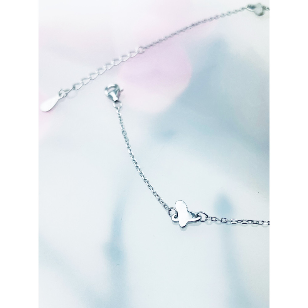 Schmetterling 925 Silber Bein Armband