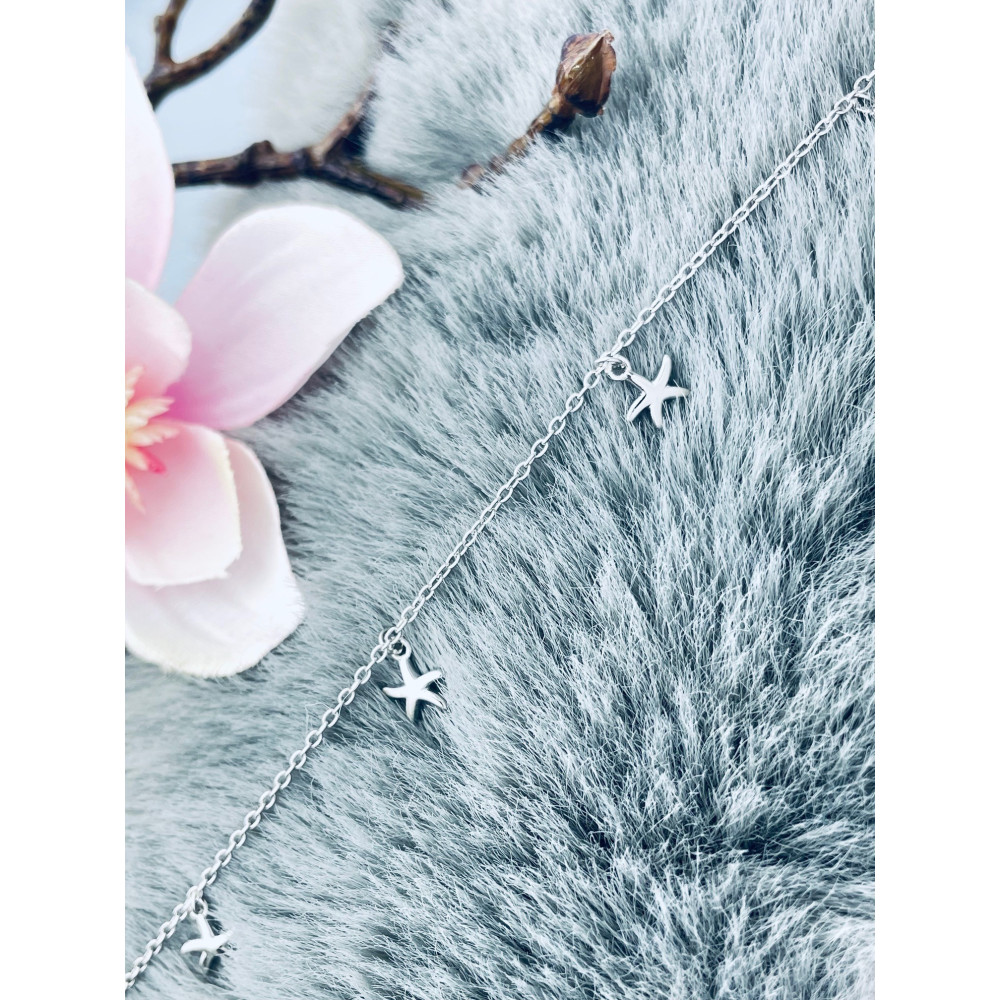 Seestern 925 Silber Bein Armband